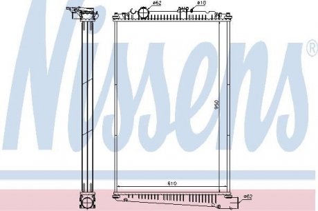 614420 NISSENS Теплообменник