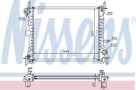 62074A NISSENS FORD FOCUS 1,4 98-