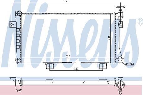 623556 NISSENS Радиатор