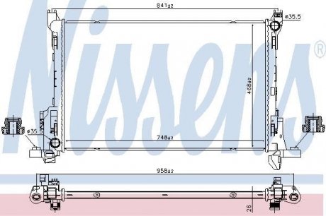 630793 NISSENS Теплообменник