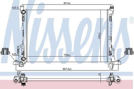 630803 NISSENS Радиатор