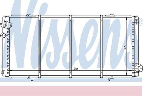 63728 NISSENS Радиатор охолоджування
