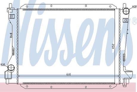 66703 NISSENS Радиатор JR S-TYPE(98-)2.5 i V6 24V(+)[OE XR8002935]