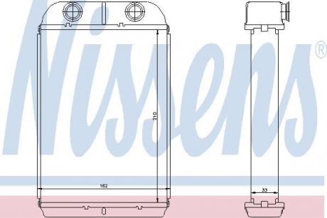 71452 NISSENS Радіатори опалення