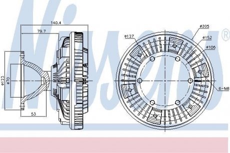 86069 NISSENS Сцепление