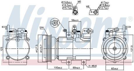 89194 NISSENS Компрессор кондиціонера