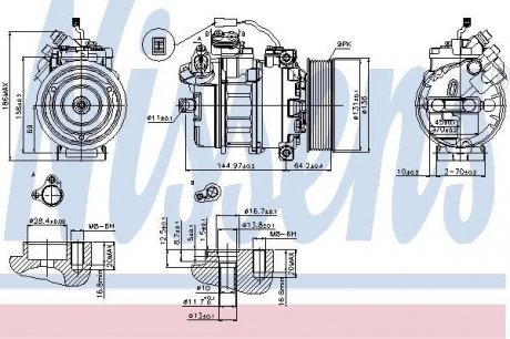 89371 NISSENS Компрессор