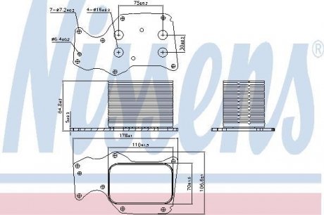90906 NISSENS Масляный радиатор