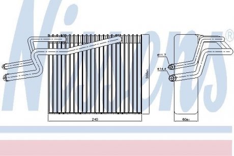 92215 NISSENS Испаритель, кондиционер