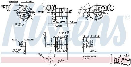 TURBOSPRКЇARKA FIAT IDEA PUNTO/LANCIA MUSA 1,9D 03- NISSENS 93101 (фото 1)