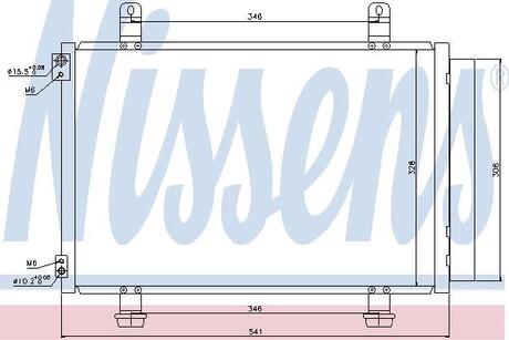 940079 NISSENS Радиатор кондиціонера