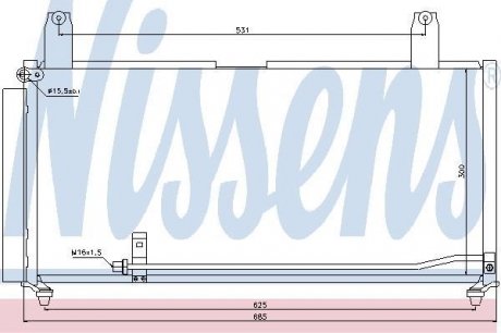 940080 NISSENS КОНДЕНСЕР