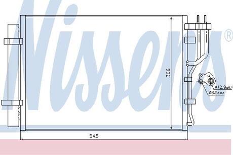 940251 NISSENS Радиатор кондиціонера