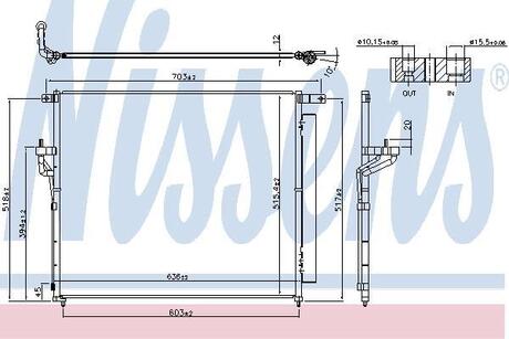 940266 NISSENS Радиатор кондиціонера