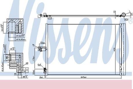 940420 NISSENS Конденсер MERCEDES E-CLASS W 212 (09-) E 350