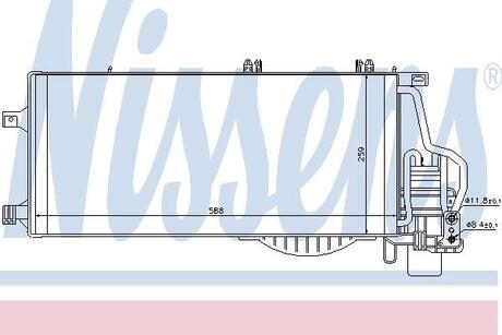 94548 NISSENS Радиатор кондиціонера