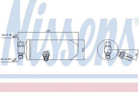 95518 NISSENS Осушитель