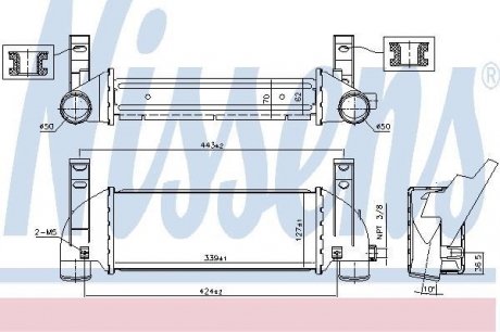 96219 NISSENS Интеркулер