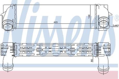 96440 NISSENS ІнтеркулерX3 F25 10- .