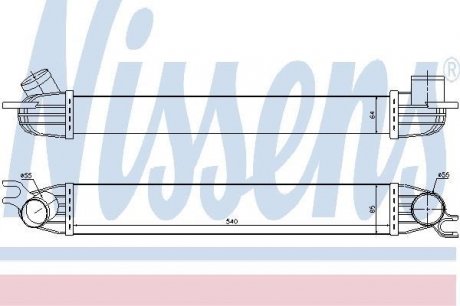 96608 NISSENS Интеркулер