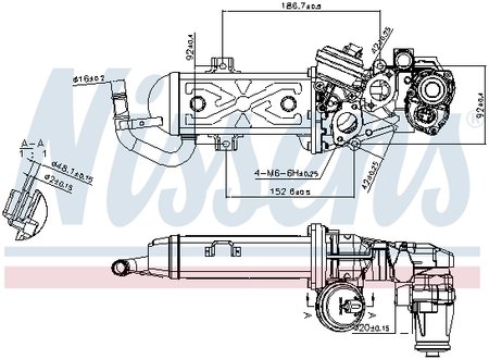 98178 NISSENS Клапан EGR