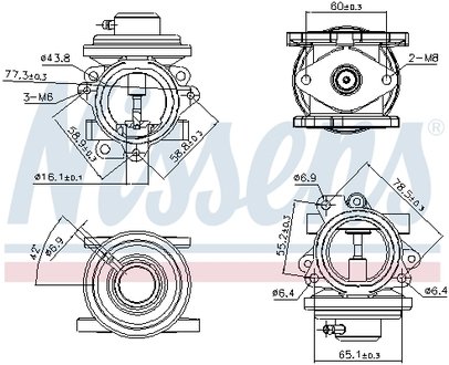 98294 NISSENS Клапан рециркуляціі ВГ (EGR)