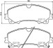 Колодки тормозные дисковые передние Nissan X-Trail III (T32) (13-)/Renault Koleo NP2060