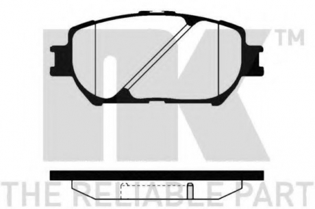 224568 NK Тормозные колодки дискові перед. Toyota Camry (V30) 2.0-3.0 V6 01-