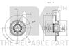 311947 NK Диск тормозной задній (с підшипником) PSA C4/307 2004- (Coated discs) (фото 3)