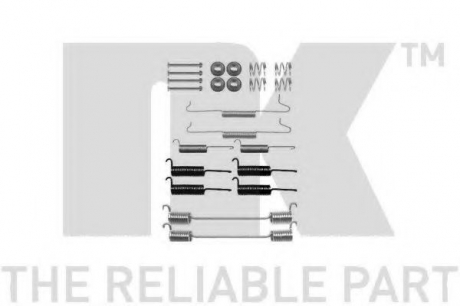 7947648 NK Пружинкі колодок гальмівних VW LT 35/40/45/