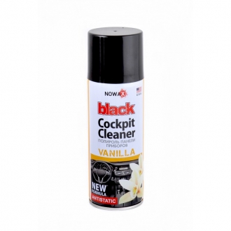 NX00201 nowax Полироль панели приборов NOWAX 200 мл Black Cockpit Cleaner Vanilla (NX00201)