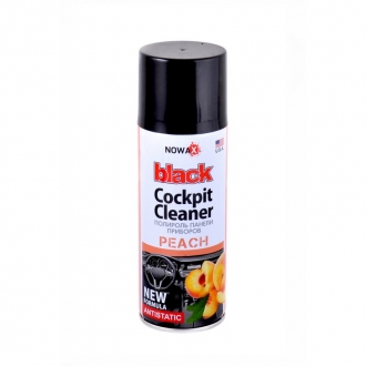 NX00206 nowax Полироль панели приборов NOWAX 200 мл Black Cockpit Cleaner Peach Персик (NX00206)