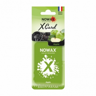 NX07537 nowax Ароматизатор на зеркало NOWAX X Card Apple (NX07537)