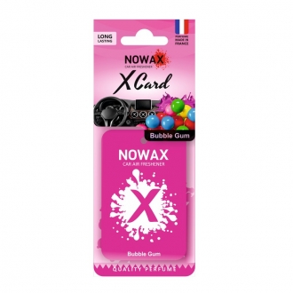 NX07540 nowax Ароматизатор на зеркало NOWAX X Card Bubble Gum (NX07540)