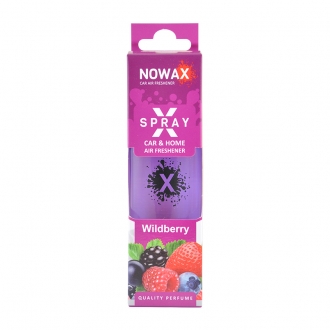 NX07604 nowax Ароматизатор Wildberry 50мл с распылителем NOWAX X Spray (NX07604)