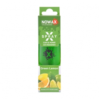 NX07608 nowax Ароматизатор Green lemon 50мл с распылителем NOWAX X Spray (NX07608)