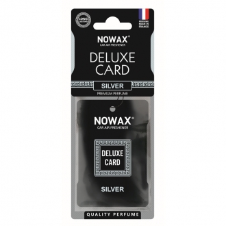 NX07732 nowax Ароматизатор целлюлозный 6 г Nowax серія Delux Card Silver (NX07732)