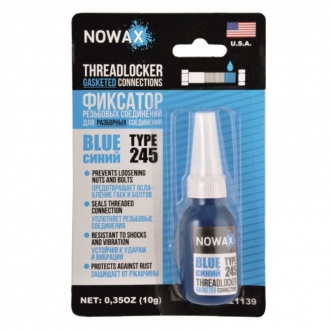 NX21139 nowax Синий фиксатор резьбы NOWAX Threadlocker Blue