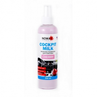 NX25227 nowax Молочко-полироль для пластика NOWAX Black Cockpit Milk Cherry 250 мл (NX25227)