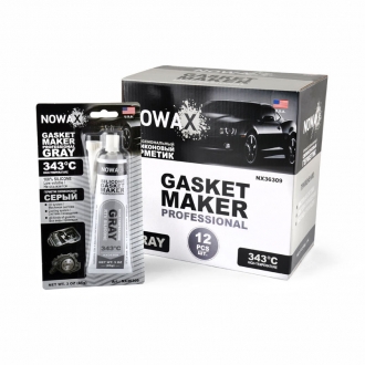 NX36309 nowax Серый силиконовый герметик прокладок NOWAX Gasket Maker Gray