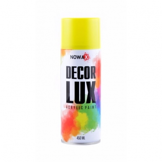 NX48020 nowax Акриловая краска желтая NOWAX Decor Lux (1023) 450мл