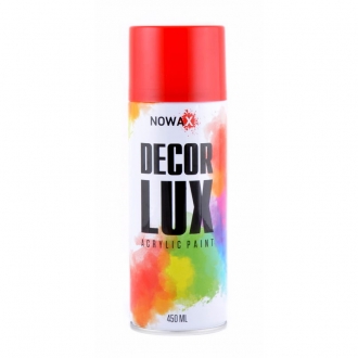 NX48022 nowax Акриловая краска глянцевая красная NOWAX Decor Lux (3020) 450мл