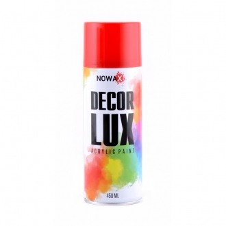 NX48024 nowax Акриловая краска глянцевая рубиново красная NOWAX Decor Lux (3003) 450мл