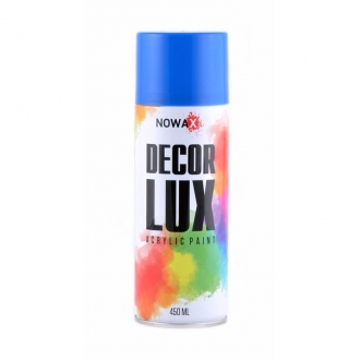 NX48033 nowax Акриловая краска глянцевая синяя NOWAX Decor Lux (5017) 450мл