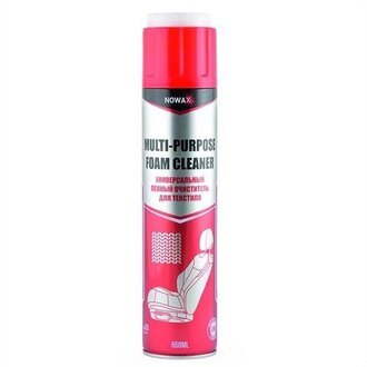 NX65000 nowax Пенный очиститель текстиля 650 мл NOWAX Multi-Purpose Foam Cleaner (NX65000)