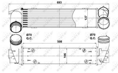 30386 NRF Интеркулер NRF