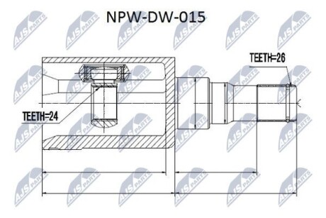 Автозапчастина Nty NPWDW015