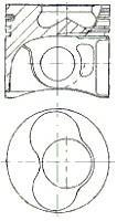 87-114900-05 NURAL Поршень двигуна
