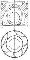 87-136500-65 NURAL Поршень двигуна