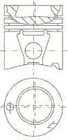 87-179300-90 NURAL Поршень двигуна